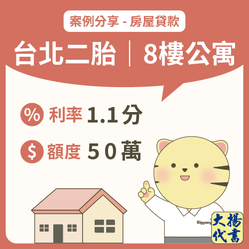 台北二胎8樓公寓－大揚代書